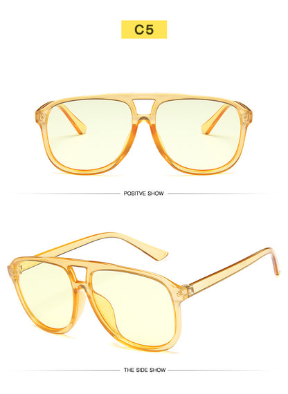 Retro Double Beam Sunglasses