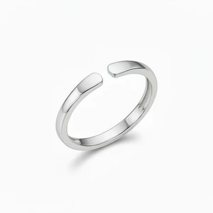 Stainless Steel Ring With A Simple Opening For Promotional Gifts