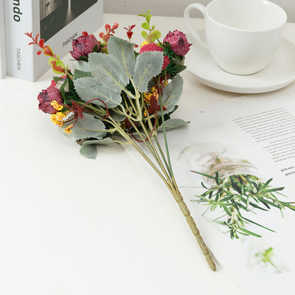 Luxury Silk Diamond Rose Bouquet