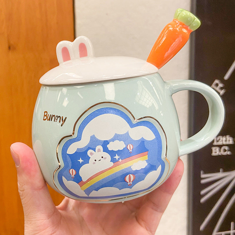 Radish Rabbit Cartoon Mug