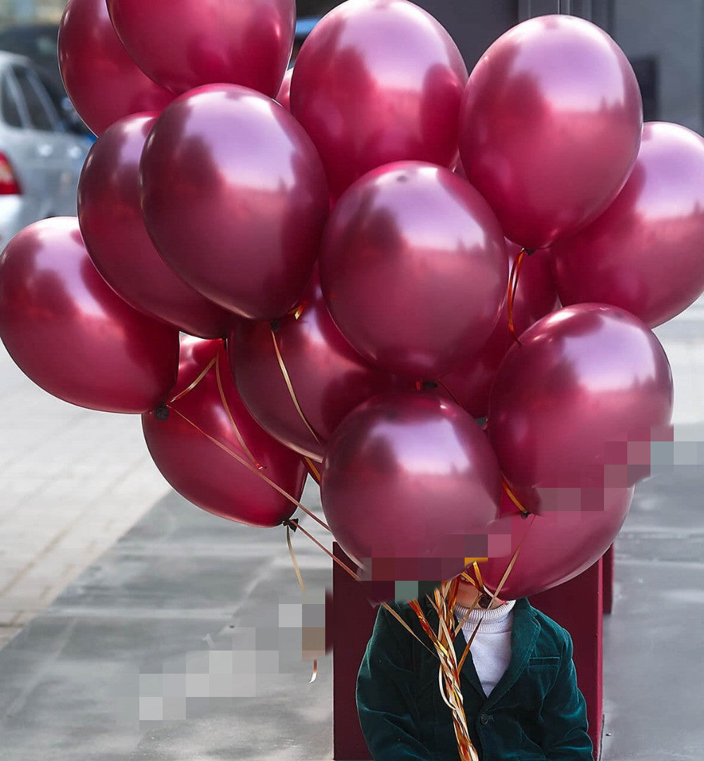 Burgundy Pearl Latex Balloons