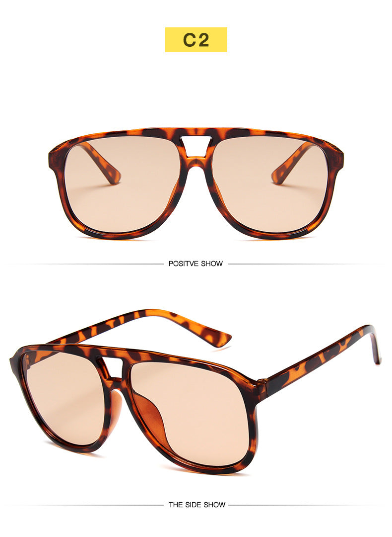 Retro Double Beam Sunglasses