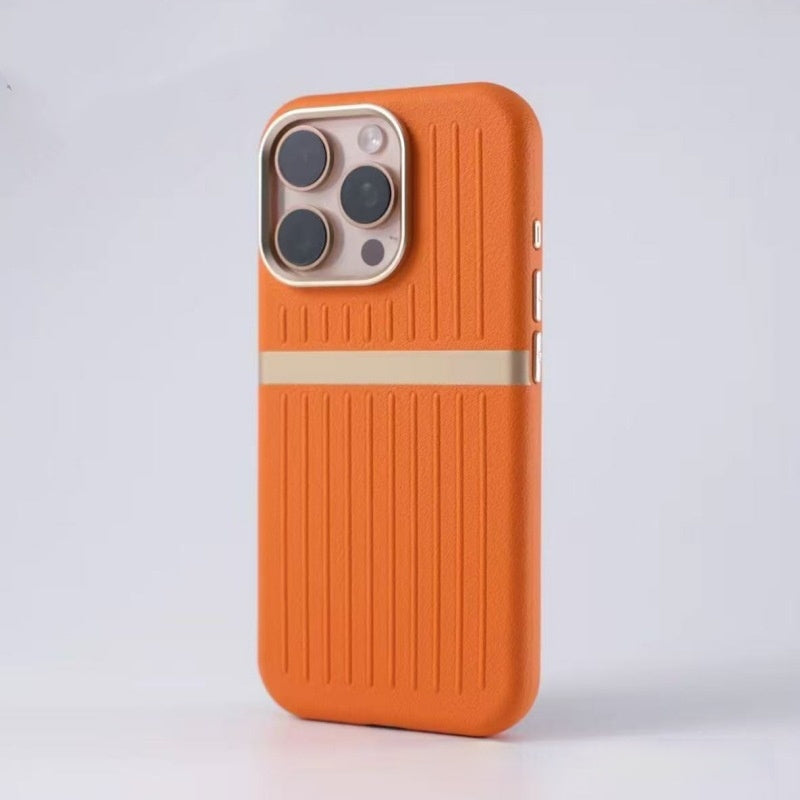 Magnetic Leather Phone Case