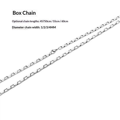Stainless Steel Chain Men's Versatile Necklace