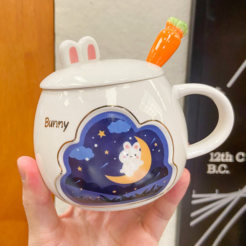 Radish Rabbit Cartoon Mug