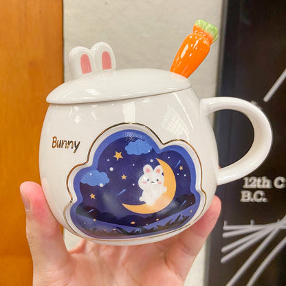 Radish Rabbit Cartoon Mug