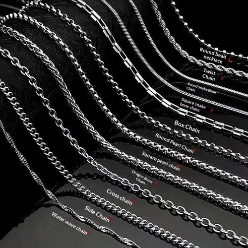 Stainless Steel Chain Men's Versatile Necklace