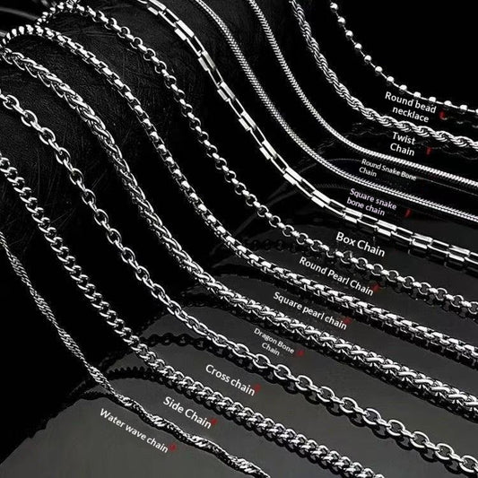 Stainless Steel Chain Men's Versatile Necklace