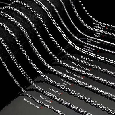 Stainless Steel Chain Men's Versatile Necklace