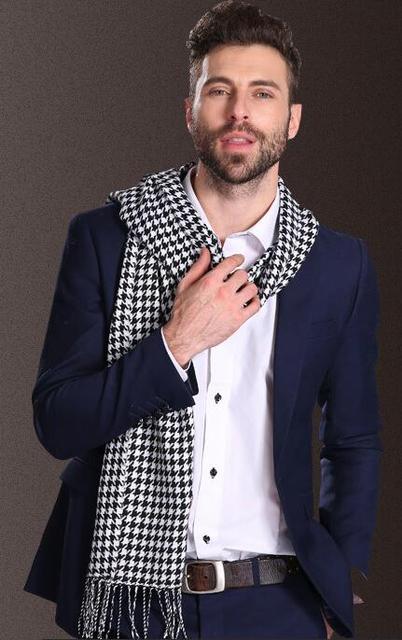Men's Tartan Winter Shawl Scarf