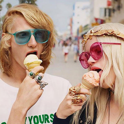 Retro Double Beam Sunglasses